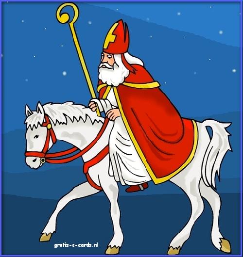 Sinterklaas op paard Amerigo in