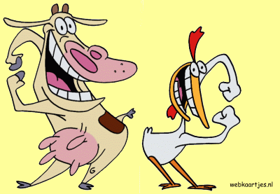 Cow and chicken