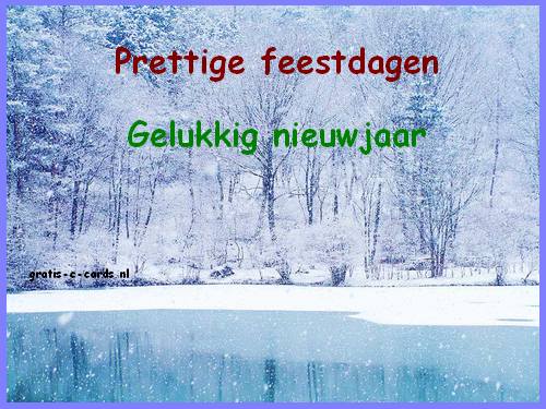 Kerst sneeuwlandschap