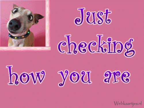 How you are